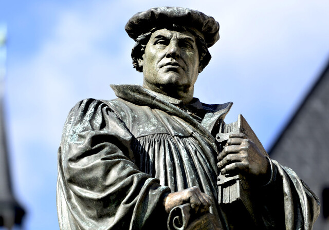 Statue af Martin Luther